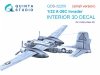 Quinta Studio QDS-32250  A-26C Invader 3D-Printed & coloured Interior on decal paper (Hobby Boss) (with 3D-printed resin parts) 1/32